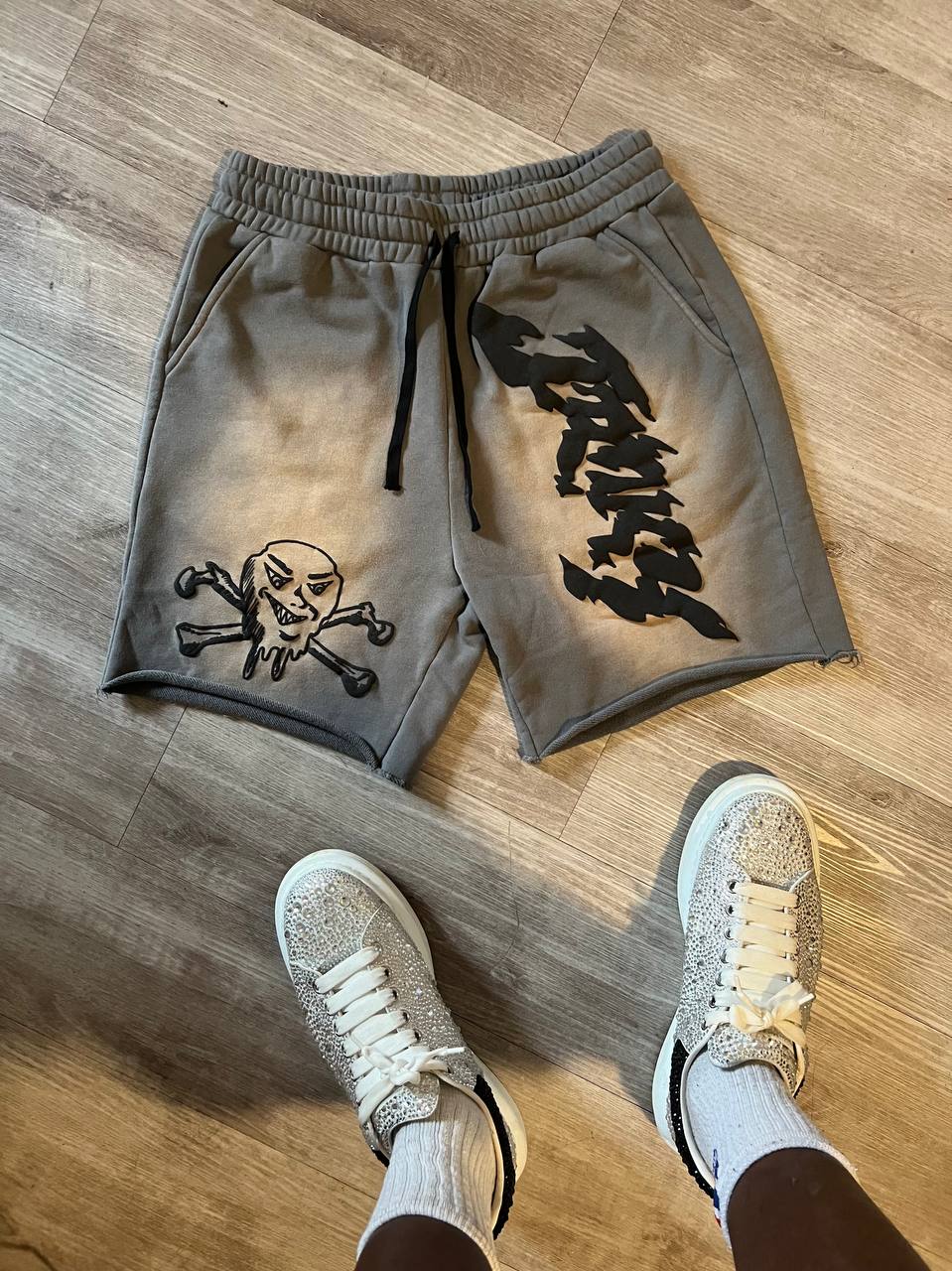 Janky Acid Washed Shorts